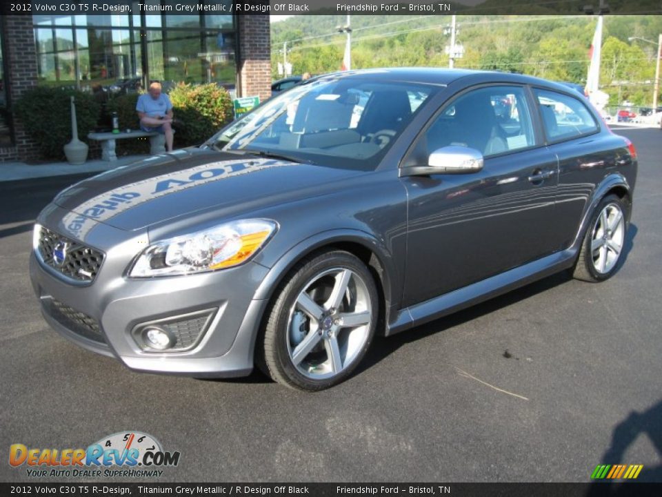 2012 Volvo C30 T5 R-Design Titanium Grey Metallic / R Design Off Black Photo #2