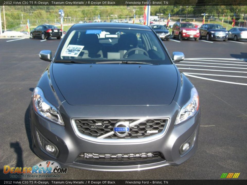 2012 Volvo C30 T5 R-Design Titanium Grey Metallic / R Design Off Black Photo #3