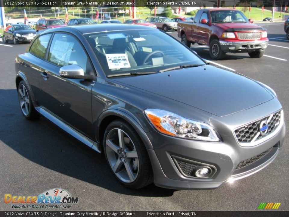2012 Volvo C30 T5 R-Design Titanium Grey Metallic / R Design Off Black Photo #4
