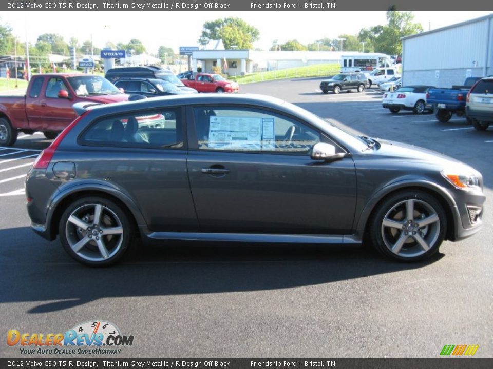 2012 Volvo C30 T5 R-Design Titanium Grey Metallic / R Design Off Black Photo #5