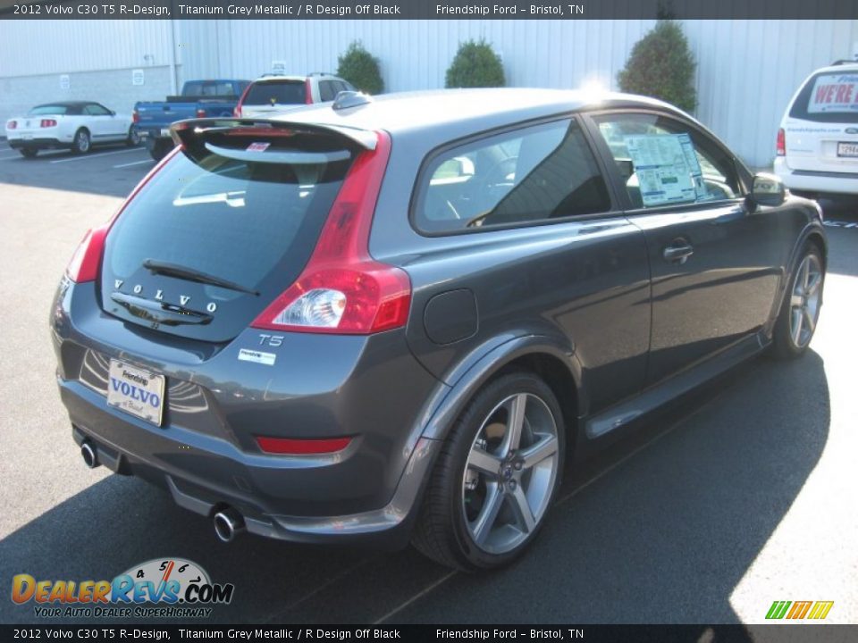 2012 Volvo C30 T5 R-Design Titanium Grey Metallic / R Design Off Black Photo #6
