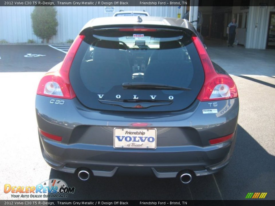 2012 Volvo C30 T5 R-Design Titanium Grey Metallic / R Design Off Black Photo #7