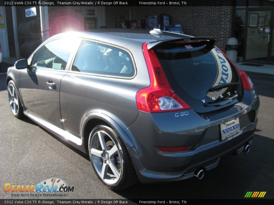 2012 Volvo C30 T5 R-Design Titanium Grey Metallic / R Design Off Black Photo #8