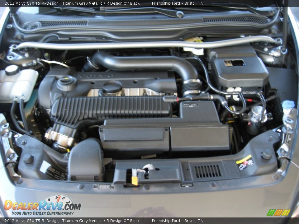 2012 Volvo C30 T5 R-Design 2.5 Liter Turbocharged DOHC 20-Valve VVT 5 Cylinder Engine Photo #9