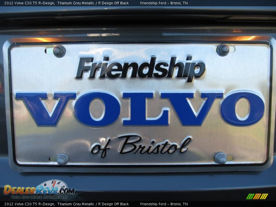 2012 Volvo C30 T5 R-Design Titanium Grey Metallic / R Design Off Black Photo #12