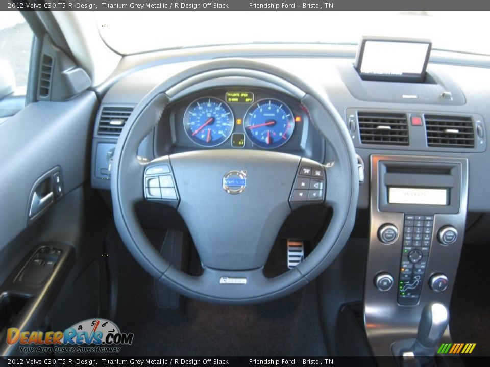 2012 Volvo C30 T5 R-Design Titanium Grey Metallic / R Design Off Black Photo #21