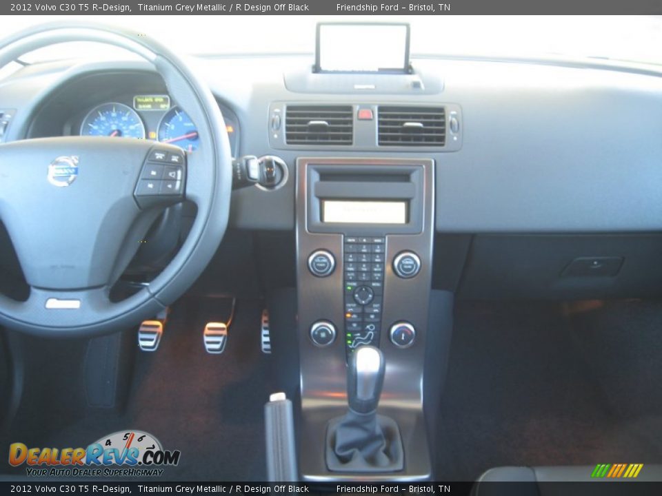 2012 Volvo C30 T5 R-Design Titanium Grey Metallic / R Design Off Black Photo #22