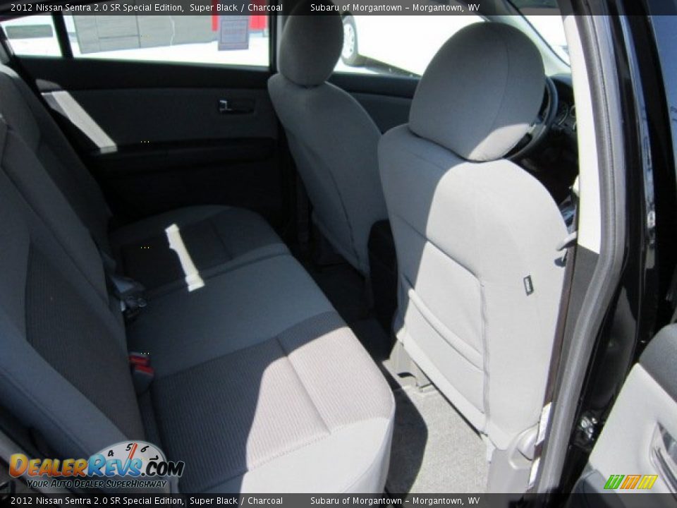 2012 Nissan Sentra 2.0 SR Special Edition Super Black / Charcoal Photo #12