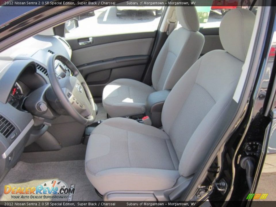 2012 Nissan Sentra 2.0 SR Special Edition Super Black / Charcoal Photo #15