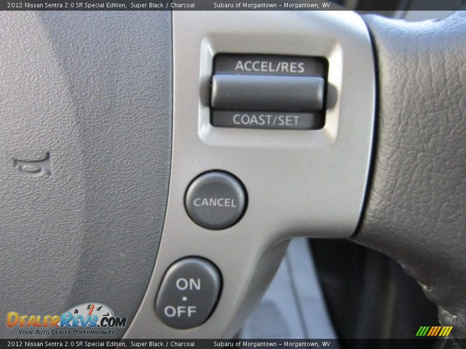 2012 Nissan Sentra 2.0 SR Special Edition Super Black / Charcoal Photo #18