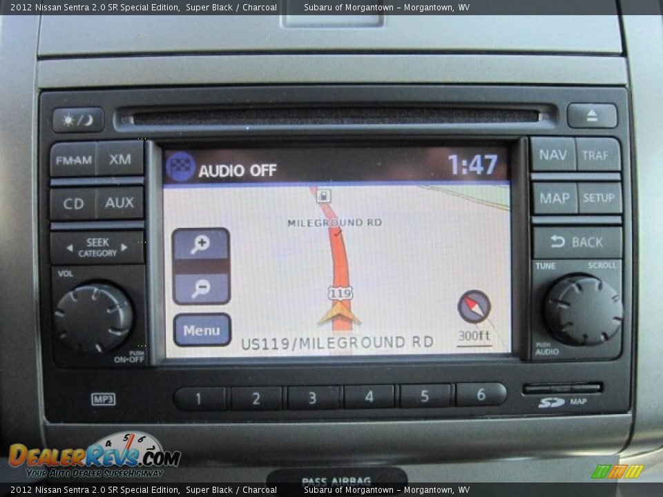 2012 Nissan Sentra 2.0 SR Special Edition Super Black / Charcoal Photo #19