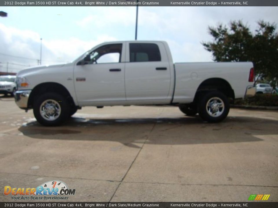 2012 Dodge Ram 3500 HD ST Crew Cab 4x4 Bright White / Dark Slate/Medium Graystone Photo #2