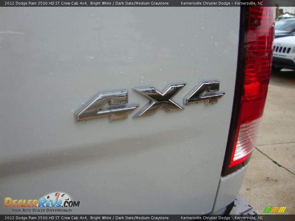 2012 Dodge Ram 3500 HD ST Crew Cab 4x4 Bright White / Dark Slate/Medium Graystone Photo #4
