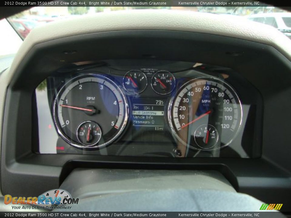 2012 Dodge Ram 3500 HD ST Crew Cab 4x4 Gauges Photo #12
