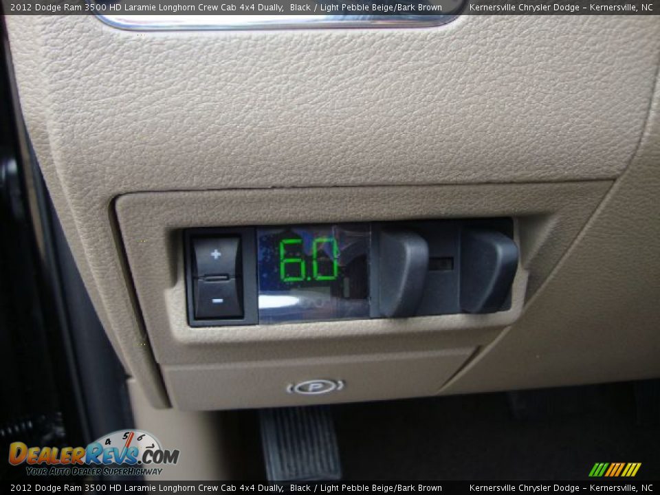 2012 Dodge Ram 3500 HD Laramie Longhorn Crew Cab 4x4 Dually Black / Light Pebble Beige/Bark Brown Photo #9