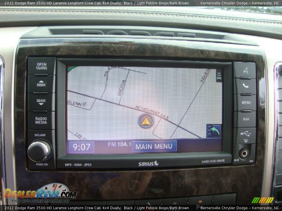 Navigation of 2012 Dodge Ram 3500 HD Laramie Longhorn Crew Cab 4x4 Dually Photo #12