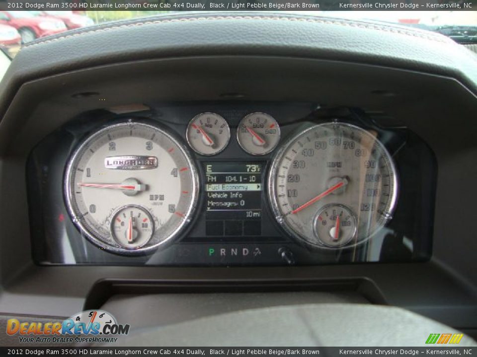 2012 Dodge Ram 3500 HD Laramie Longhorn Crew Cab 4x4 Dually Gauges Photo #16