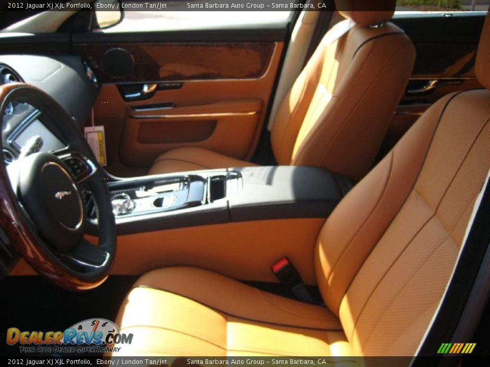 London Tan/Jet Interior - 2012 Jaguar XJ XJL Portfolio Photo #5