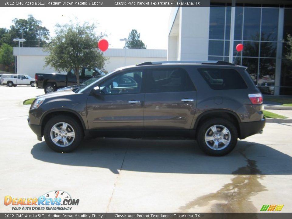 2012 GMC Acadia SLE Medium Brown Metallic / Ebony Photo #2