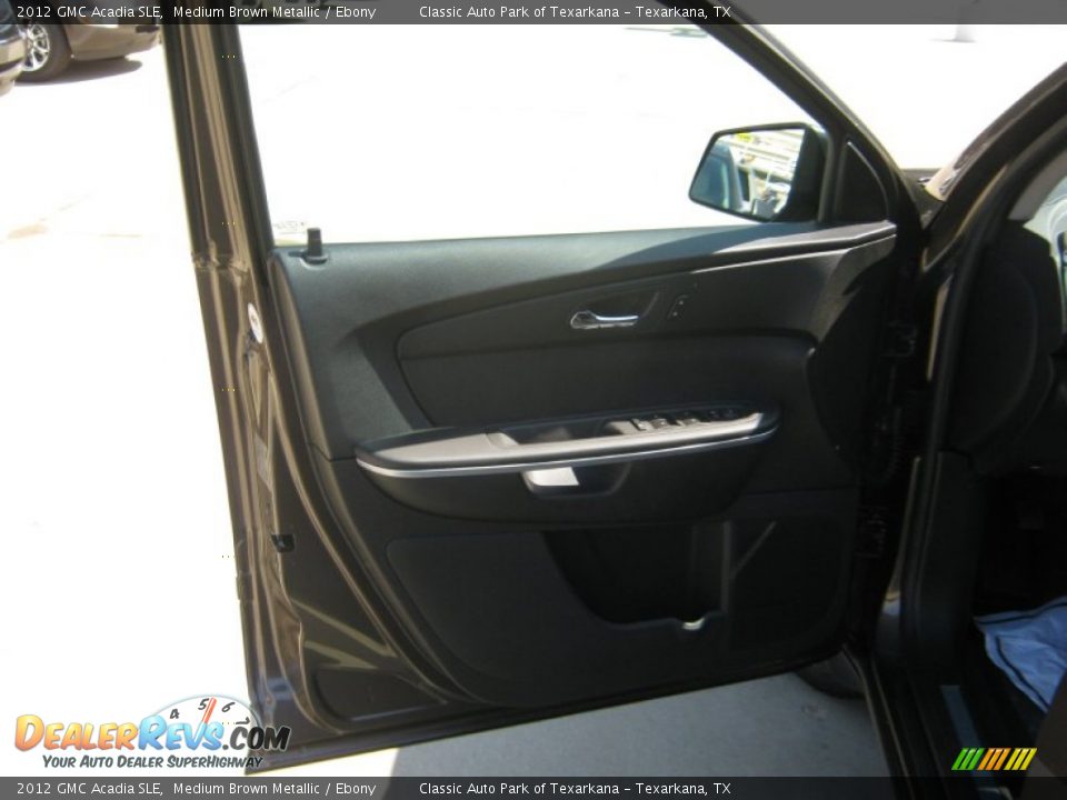 2012 GMC Acadia SLE Medium Brown Metallic / Ebony Photo #16