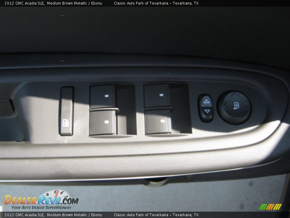 2012 GMC Acadia SLE Medium Brown Metallic / Ebony Photo #17