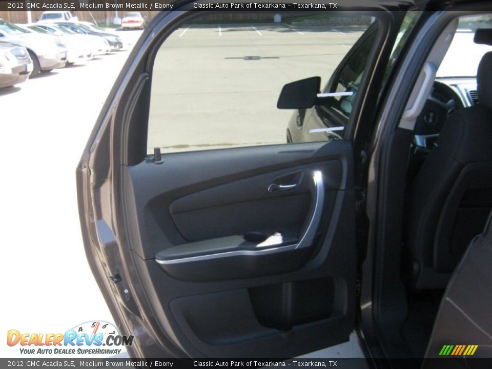 2012 GMC Acadia SLE Medium Brown Metallic / Ebony Photo #18