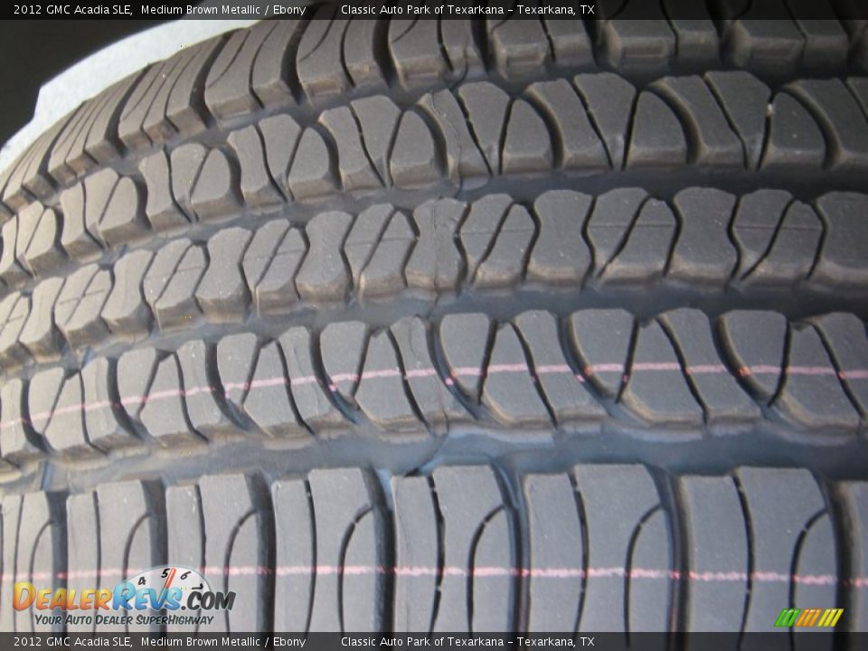 2012 GMC Acadia SLE Medium Brown Metallic / Ebony Photo #22