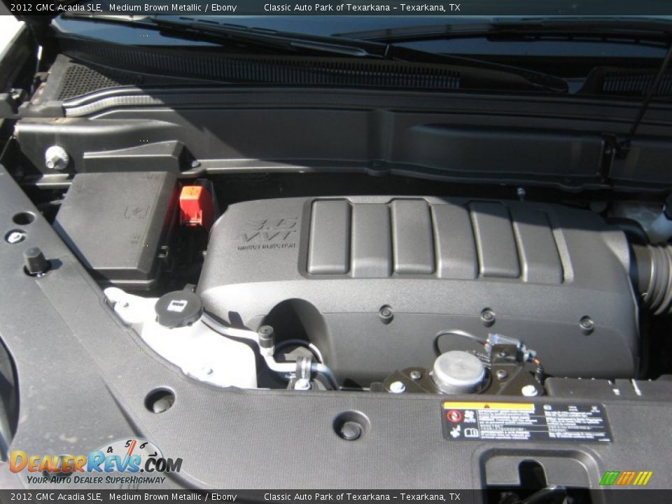 2012 GMC Acadia SLE Medium Brown Metallic / Ebony Photo #23