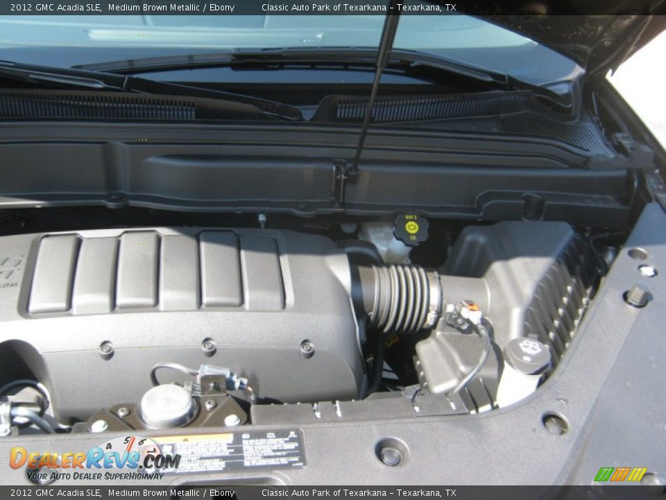 2012 GMC Acadia SLE Medium Brown Metallic / Ebony Photo #24