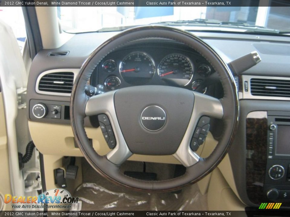 2012 GMC Yukon Denali Steering Wheel Photo #7