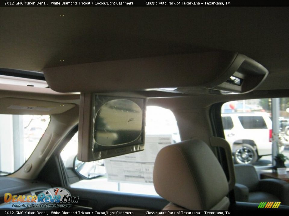 2012 GMC Yukon Denali White Diamond Tricoat / Cocoa/Light Cashmere Photo #10