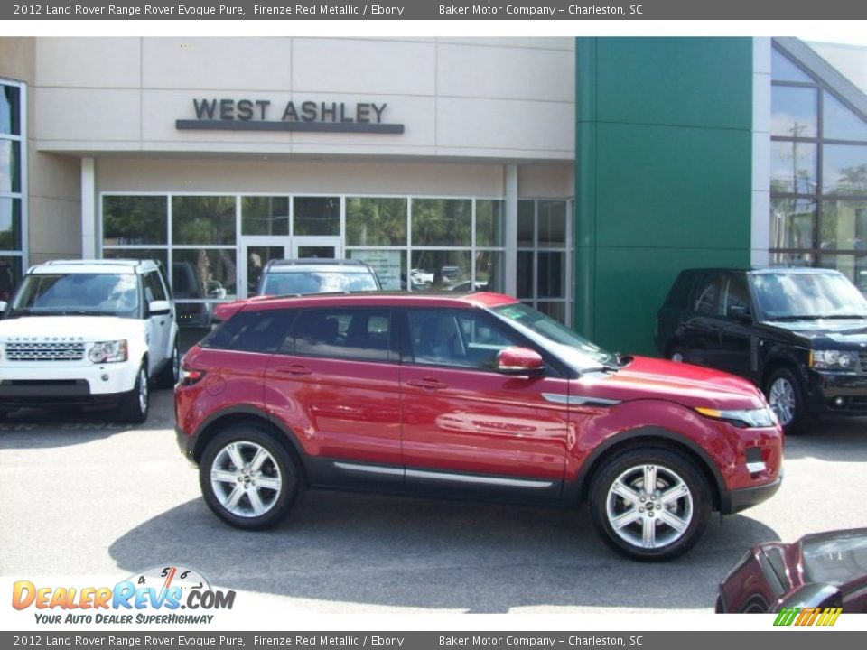 2012 Land Rover Range Rover Evoque Pure Firenze Red Metallic / Ebony Photo #1