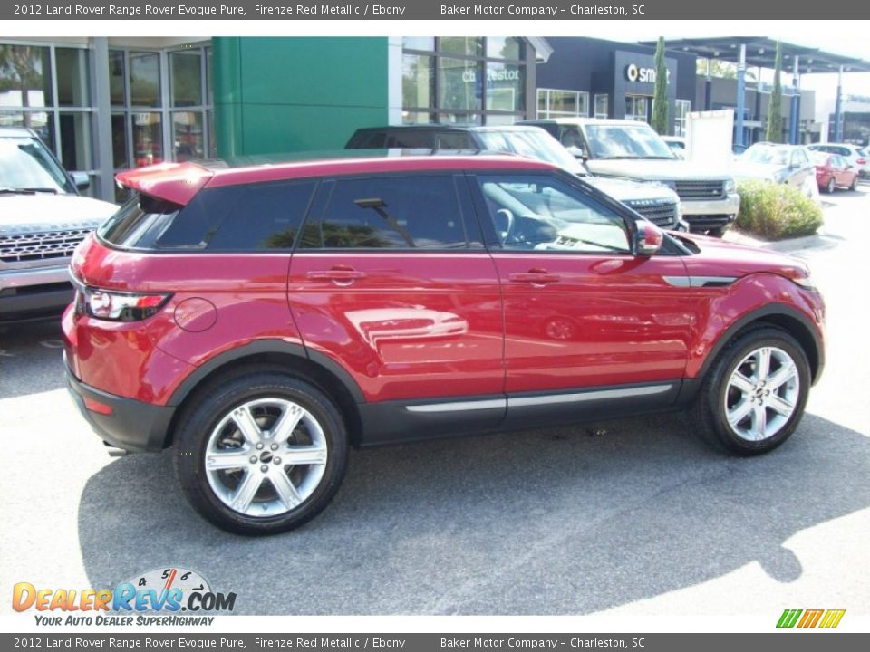 2012 Land Rover Range Rover Evoque Pure Firenze Red Metallic / Ebony Photo #2