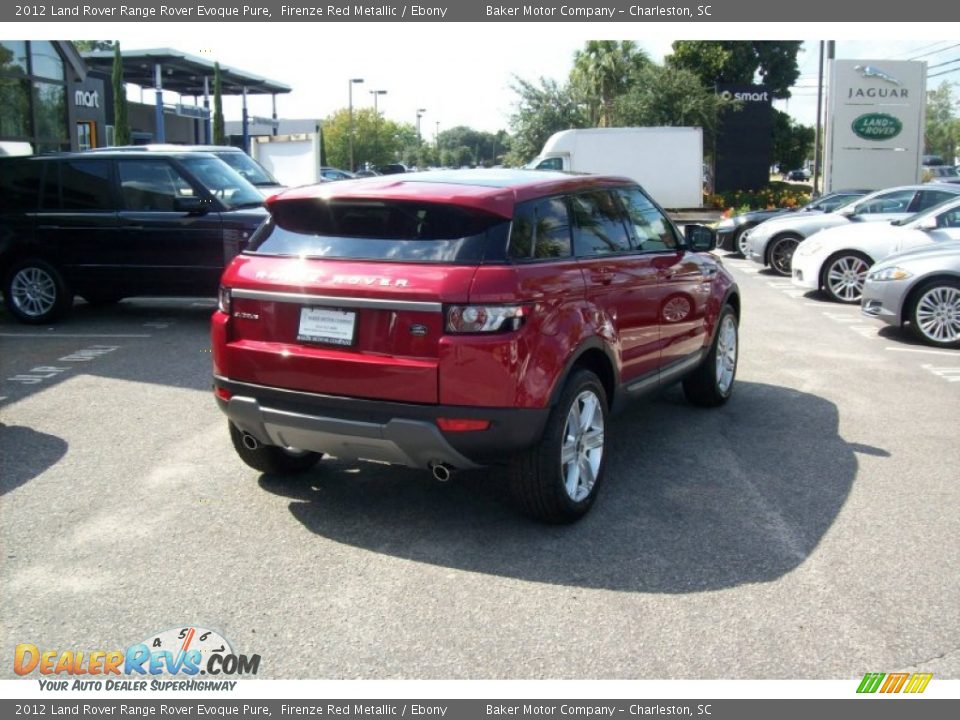 2012 Land Rover Range Rover Evoque Pure Firenze Red Metallic / Ebony Photo #3