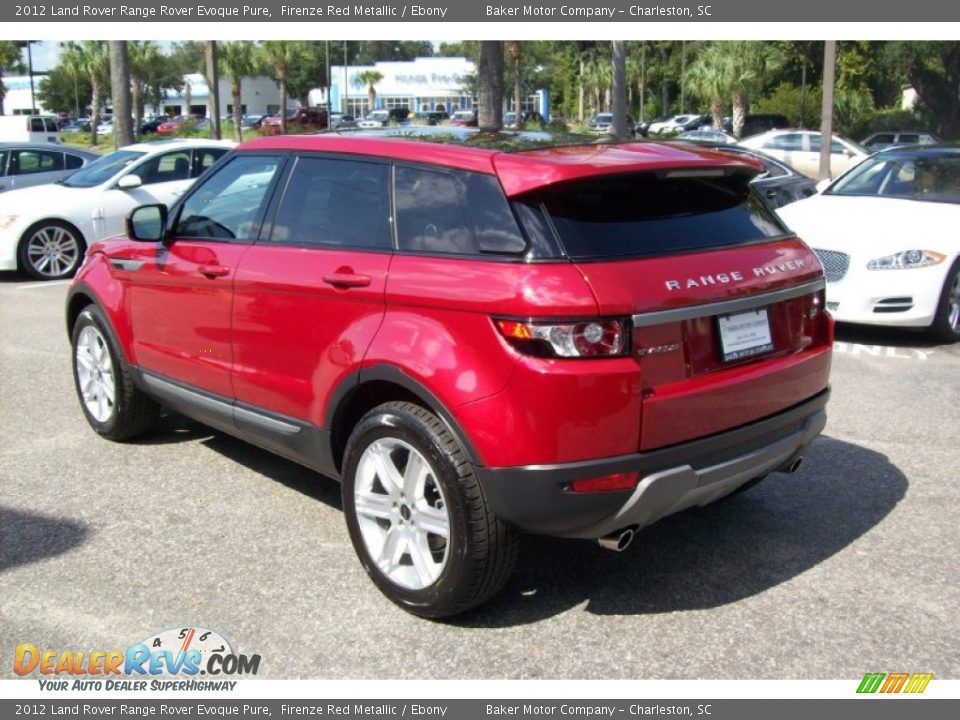 2012 Land Rover Range Rover Evoque Pure Firenze Red Metallic / Ebony Photo #5