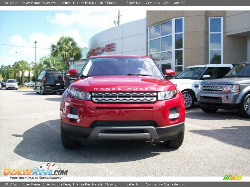 2012 Land Rover Range Rover Evoque Pure Firenze Red Metallic / Ebony Photo #8