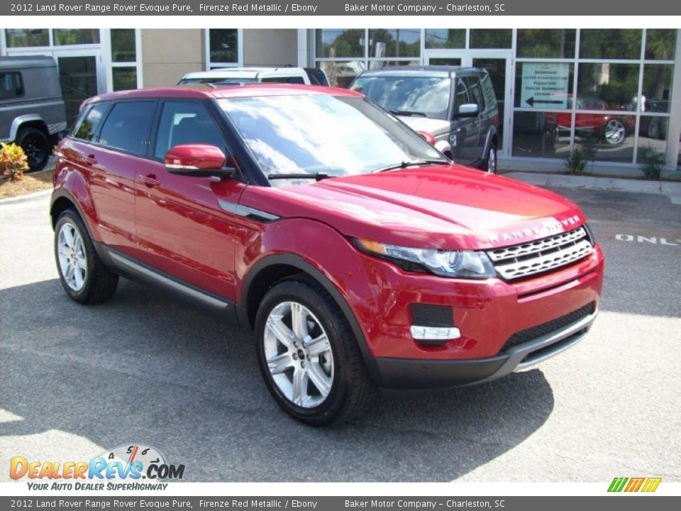 2012 Land Rover Range Rover Evoque Pure Firenze Red Metallic / Ebony Photo #9