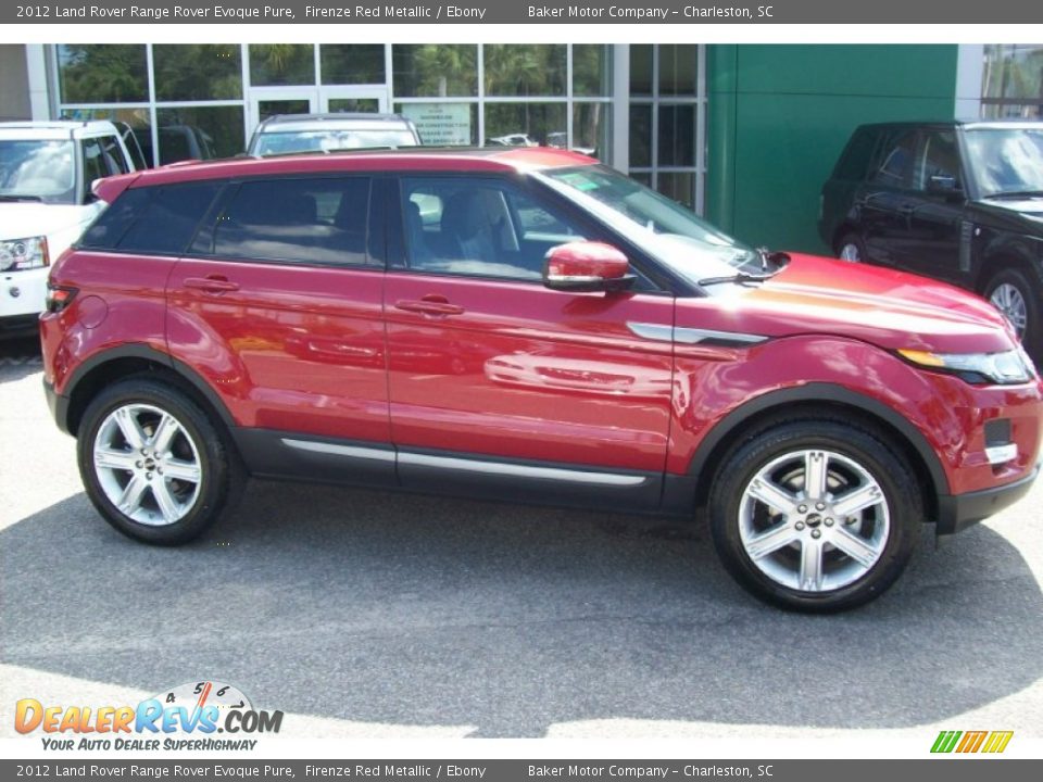 2012 Land Rover Range Rover Evoque Pure Firenze Red Metallic / Ebony Photo #10