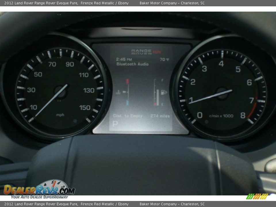 2012 Land Rover Range Rover Evoque Pure Gauges Photo #14