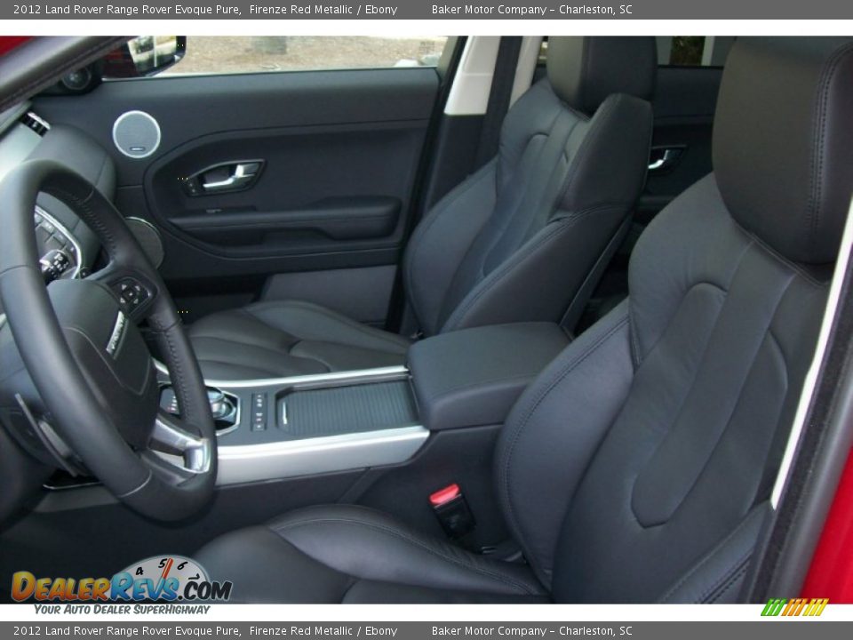 Ebony Interior - 2012 Land Rover Range Rover Evoque Pure Photo #16