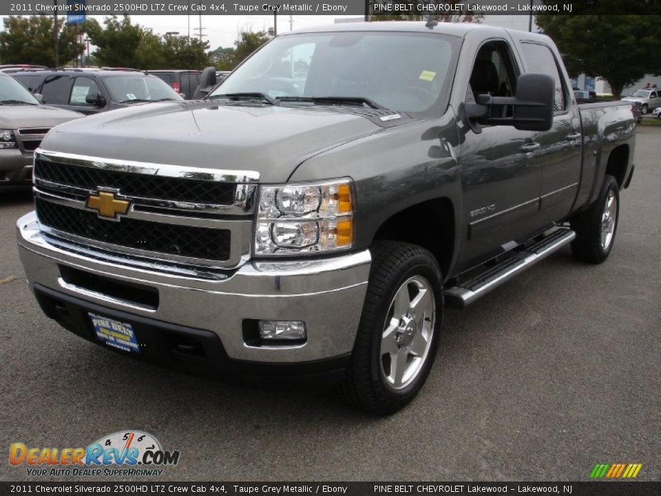 2011 Chevrolet Silverado 2500HD LTZ Crew Cab 4x4 Taupe Grey Metallic / Ebony Photo #1