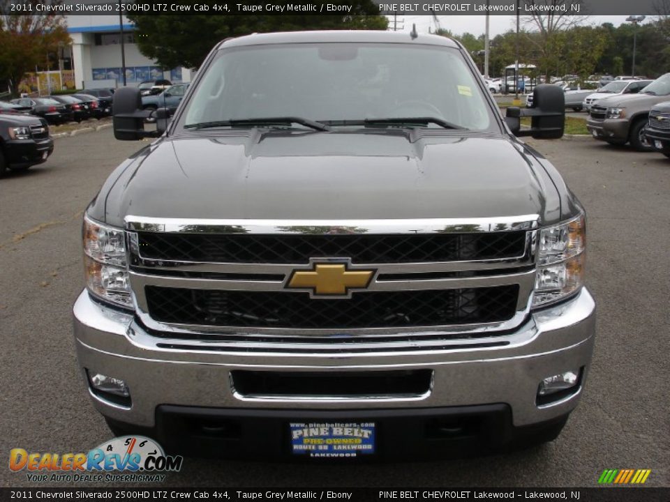 2011 Chevrolet Silverado 2500HD LTZ Crew Cab 4x4 Taupe Grey Metallic / Ebony Photo #2