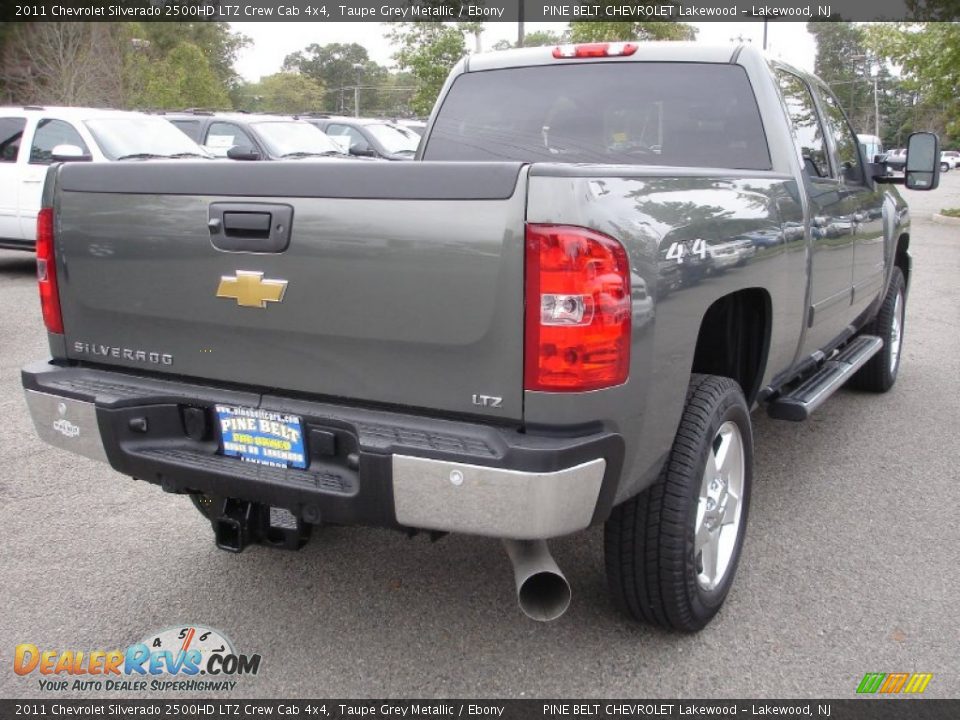 2011 Chevrolet Silverado 2500HD LTZ Crew Cab 4x4 Taupe Grey Metallic / Ebony Photo #4