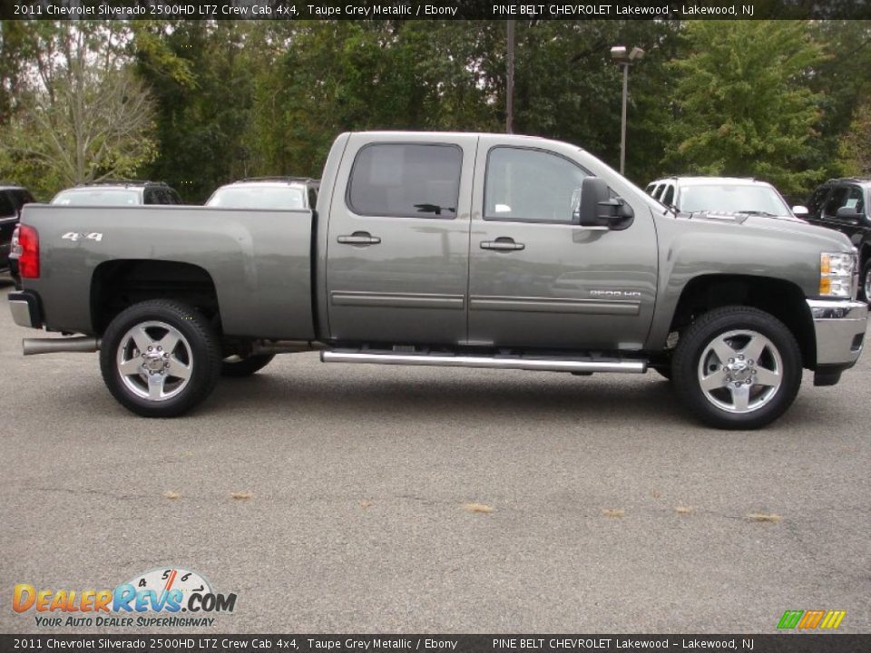 Taupe Grey Metallic 2011 Chevrolet Silverado 2500HD LTZ Crew Cab 4x4 Photo #7