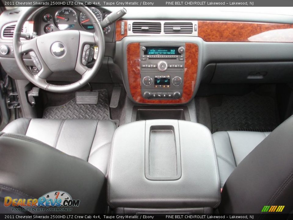 Dashboard of 2011 Chevrolet Silverado 2500HD LTZ Crew Cab 4x4 Photo #12