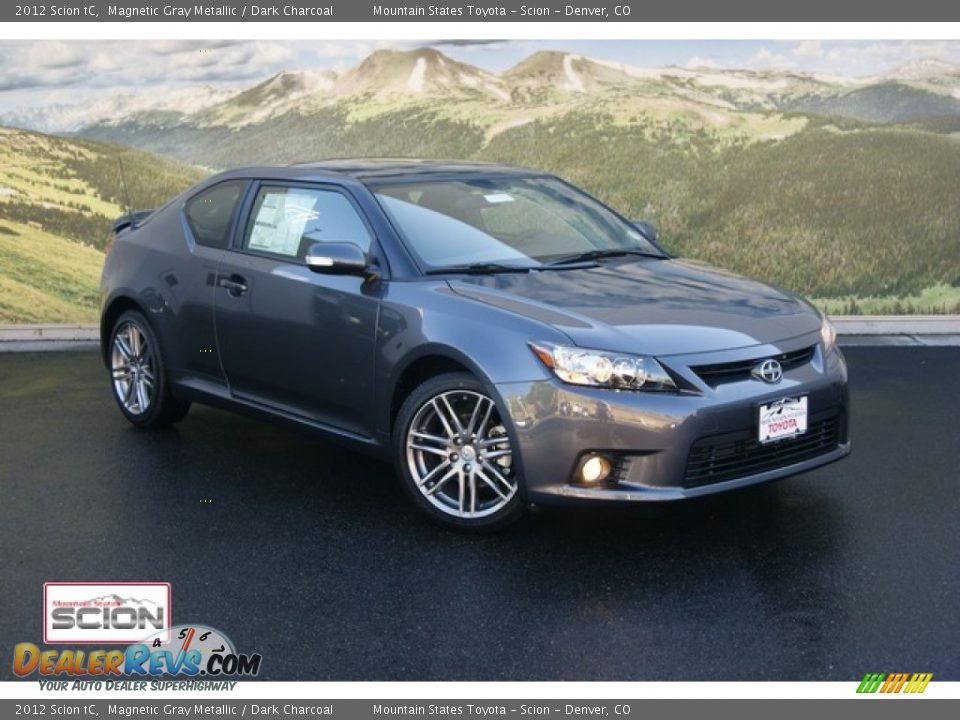 2012 Scion tC Magnetic Gray Metallic / Dark Charcoal Photo #1