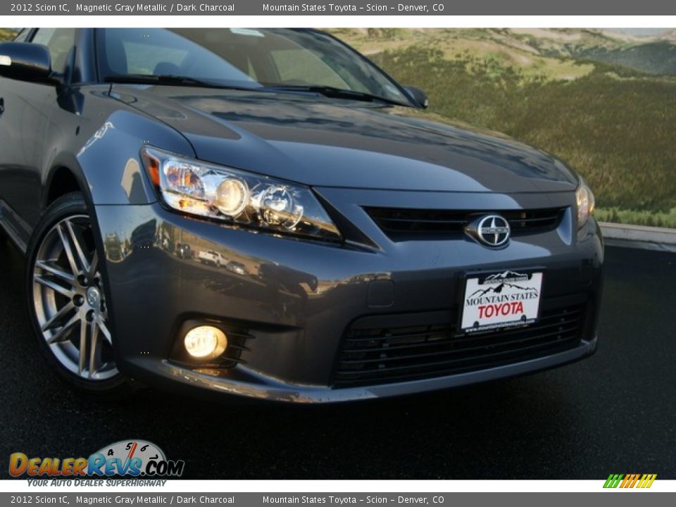 2012 Scion tC Magnetic Gray Metallic / Dark Charcoal Photo #2