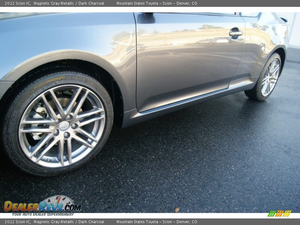 2012 Scion tC Magnetic Gray Metallic / Dark Charcoal Photo #3