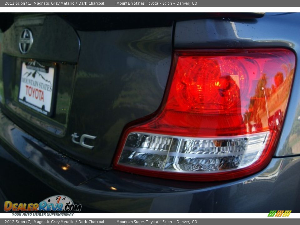 2012 Scion tC Magnetic Gray Metallic / Dark Charcoal Photo #4