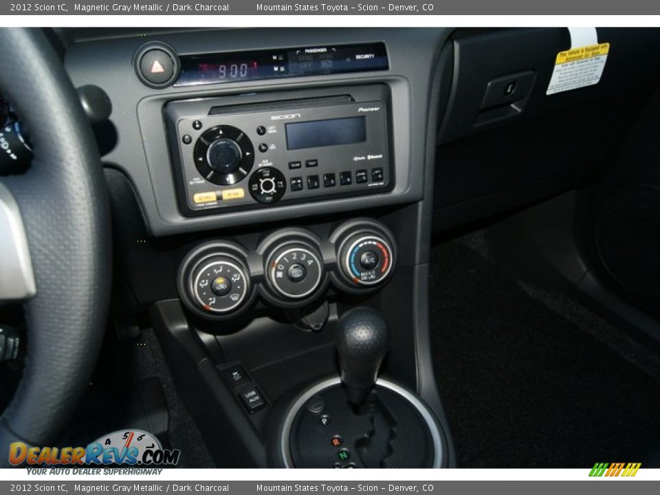 2012 Scion tC Magnetic Gray Metallic / Dark Charcoal Photo #7